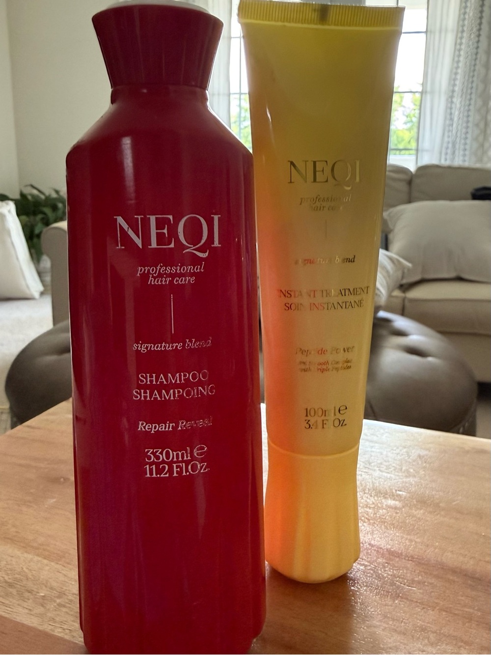 NEQI BUNDLE -Professional Hair Care Shampoo and instant peptide treatment